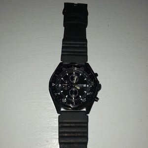 CASIO QUARTZ black watch